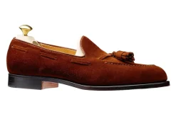 Tassel Loafers | Summer Shoes<Crockett & Jones Cavendish Polo Brown Calf Suede [PRE-ORDER]
