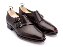 Monk Straps<John Lobb Chapel Dark Brown Museum Calf