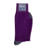 Socks<Corgi Charles Plain Socks Purple