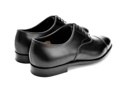 Straight Cap Oxfords | Oxfords<Edward Green Chelsea 202 Black Calf D-width