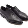 Straight Cap Oxfords | Oxfords<Edward Green Chelsea 202 Black Calf E-width