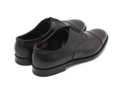 Straight Cap Oxfords | Oxfords<Edward Green Chelsea 202 Black Calf E-width