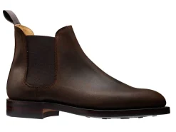Rubber Soles | Boots<Crockett & Jones Chelsea 5 Dark Brown Rough-Out Suede [PRE-ORDER]