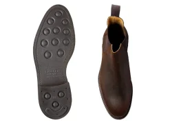 Rubber Soles | Boots<Crockett & Jones Chelsea 5 Dark Brown Rough-Out Suede [PRE-ORDER]