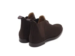 Suede | Rubber Soles<Crockett & Jones Chelsea 8 Dark Brown Suede