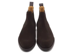 Suede | Rubber Soles<Crockett & Jones Chelsea 8 Dark Brown Suede