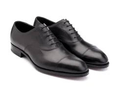 Straight Cap Oxfords | Oxfords<Edward Green Chelsea Black Calf