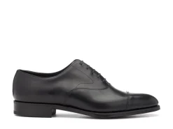 Wide Fitting | Straight Cap Oxfords<Edward Green Chelsea Black Calf F-width
