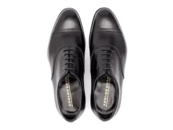 Wide Fitting | Straight Cap Oxfords<Edward Green Chelsea Black Calf F-width