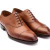 Wide Fitting | Straight Cap Oxfords<Edward Green Chelsea Chestnut Antique Calf F-width
