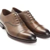 Straight Cap Oxfords | Oxfords<Edward Green Chelsea Dark Oak Antique Calf