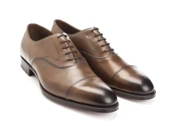 Straight Cap Oxfords | Oxfords<Edward Green Chelsea Dark Oak Antique Calf