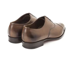 Straight Cap Oxfords | Oxfords<Edward Green Chelsea Dark Oak Antique Calf