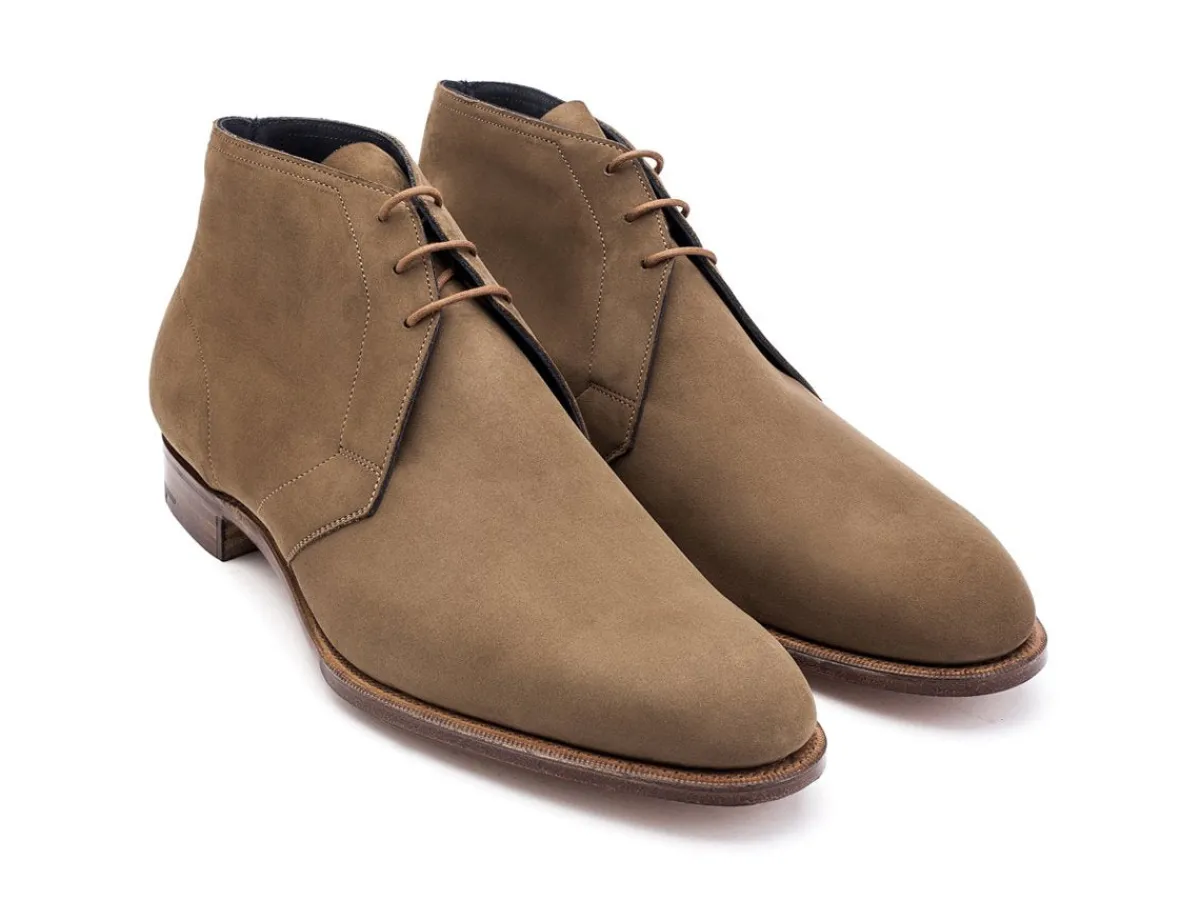 Wide Fitting | Nubuck<Edward Green Cherwell Taupe Nubuck F-width