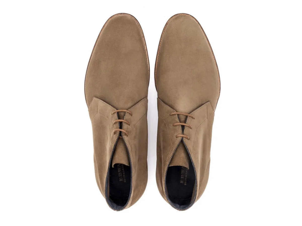 Wide Fitting | Nubuck<Edward Green Cherwell Taupe Nubuck F-width