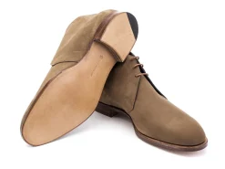 Wide Fitting | Nubuck<Edward Green Cherwell Taupe Nubuck F-width
