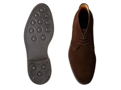 Suede | Rubber Soles<Crockett & Jones Chiltern Dark Brown Suede [PRE-ORDER]