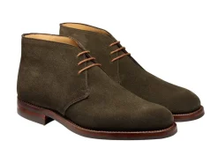 Suede | Rubber Soles<Crockett & Jones Chiltern Earth Green Suede [PRE-ORDER]
