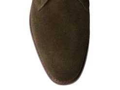 Suede | Rubber Soles<Crockett & Jones Chiltern Earth Green Suede [PRE-ORDER]