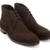 Suede | Boots<Crockett & Jones Chukka Dark Brown Suede