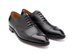 Straight Cap Oxfords | Oxfords<John Lobb City II Black Calf