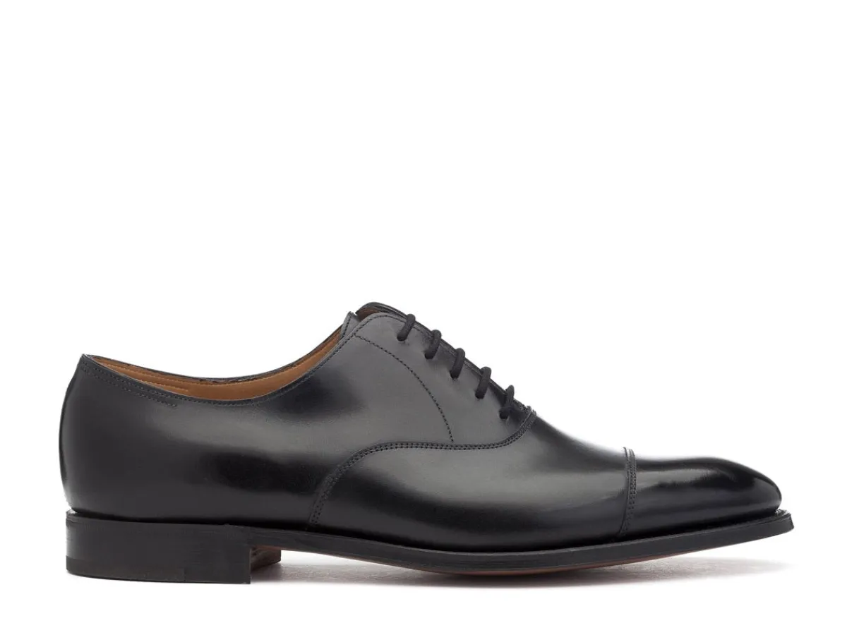 Straight Cap Oxfords | Oxfords<John Lobb City II Black Calf