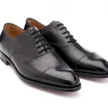 Wide Fitting | Straight Cap Oxfords<John Lobb City II Black Calf EE-width