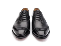 Wide Fitting | Straight Cap Oxfords<John Lobb City II Black Calf EE-width
