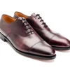 Straight Cap Oxfords | Oxfords<John Lobb City II Plum Museum Calf