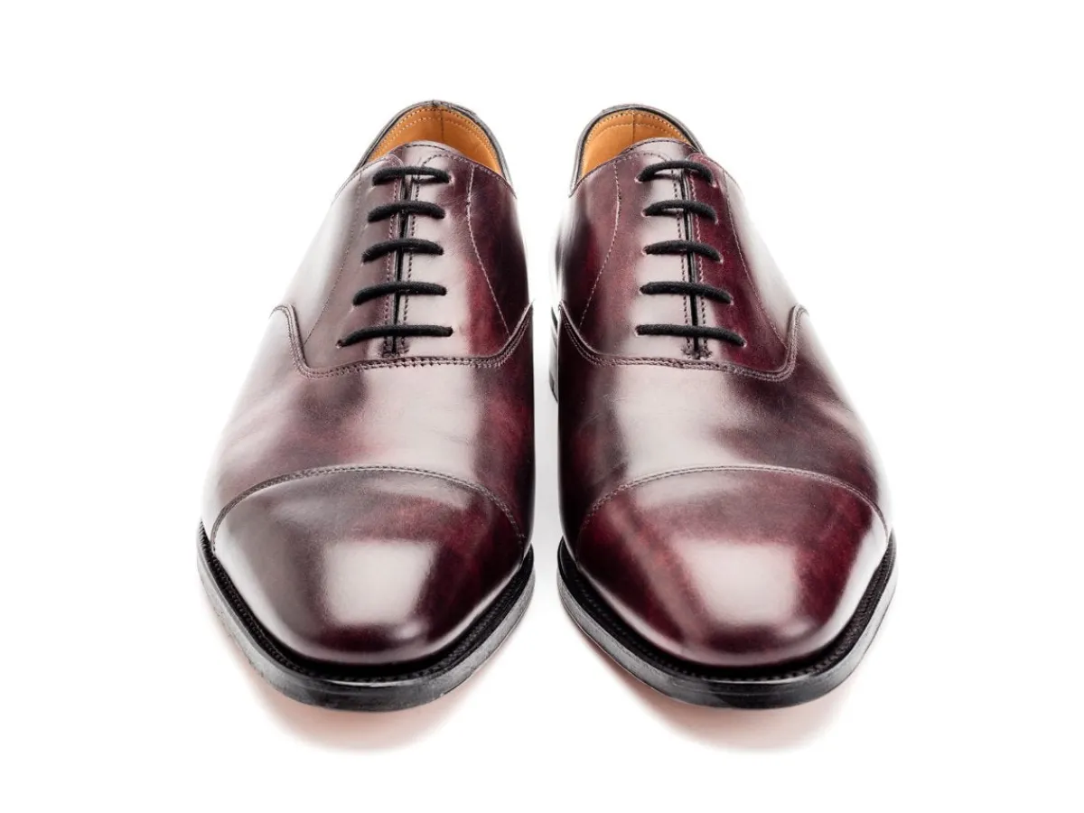 Straight Cap Oxfords | Oxfords<John Lobb City II Plum Museum Calf