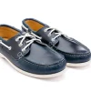 Rubber Soles | Summer Shoes<Quoddy Classic Boat Shoe Navy Cavalier