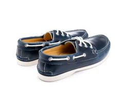 Rubber Soles | Summer Shoes<Quoddy Classic Boat Shoe Navy Cavalier