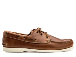 Summer Shoes | Rubber Soles<Quoddy Classic Boat Shoe Unlined Whiskey Cavalier