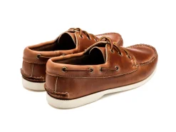 Summer Shoes | Rubber Soles<Quoddy Classic Boat Shoe Unlined Whiskey Cavalier