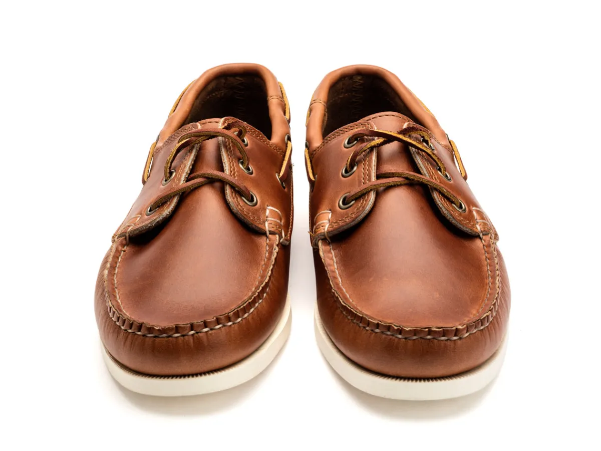 Summer Shoes | Rubber Soles<Quoddy Classic Boat Shoe Unlined Whiskey Cavalier