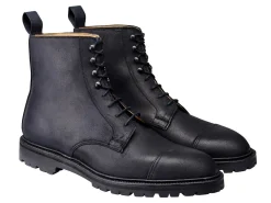 Rubber Soles | Boots<Crockett & Jones Coniston Black Rough-Out Suede [PRE-ORDER]