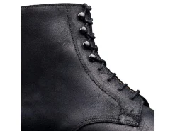 Rubber Soles | Boots<Crockett & Jones Coniston Black Rough-Out Suede [PRE-ORDER]