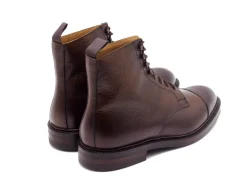 Rubber Soles | Boots<Crockett & Jones Coniston Dark Brown Scotch Country Grain