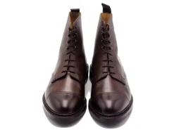 Rubber Soles | Boots<Crockett & Jones Coniston Dark Brown Scotch Country Grain