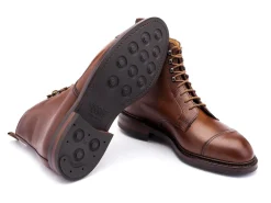 Rubber Soles | Boots<Crockett & Jones Coniston Tan Scotch Country Grain