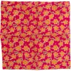 Pocket Squares<Double Monk Cotton Pocket Square Flower Pink & Orange