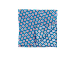 Pocket Squares<Double Monk Cotton Pocket Square Small Flower Blue