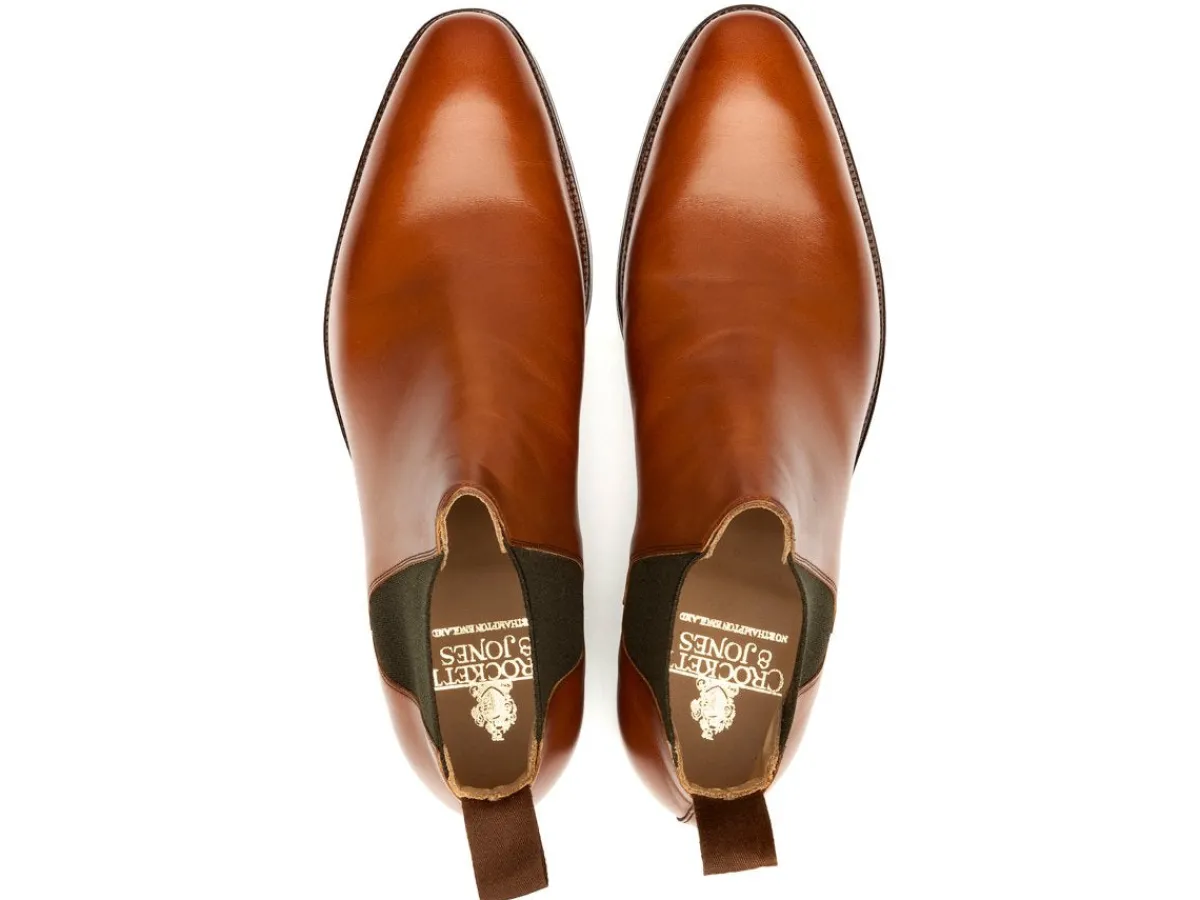 Elastic Sides | Boots<Crockett & Jones Cranford 3 Mahogany Burnished Calf