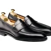 Summer Shoes | Penny Loafers<Crockett & Jones Crawford Black Calf [PRE-ORDER]
