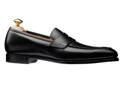 Summer Shoes | Penny Loafers<Crockett & Jones Crawford Black Calf [PRE-ORDER]