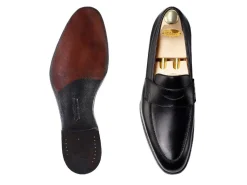 Summer Shoes | Penny Loafers<Crockett & Jones Crawford Black Calf [PRE-ORDER]