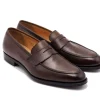 Summer Shoes | Loafers & Slip-ons<Crockett & Jones Crawford Dark Brown Antique Calf