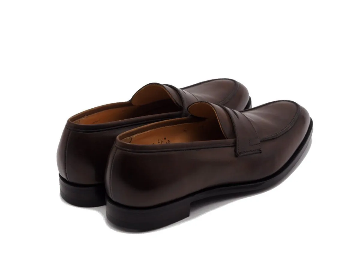 Summer Shoes | Loafers & Slip-ons<Crockett & Jones Crawford Dark Brown Antique Calf
