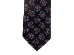 Ties<Tie Your Tie Crepe Silk Paisley Tie Black