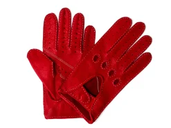 Gloves<Dents Deerskin Driving Glove Red